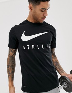 Черная футболка для тренировок Nike Training Dri-FIT - Черный