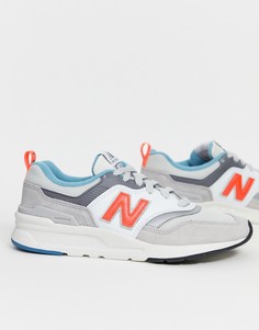 Серо-оранжевые кроссовки New Balance 997 - Мульти