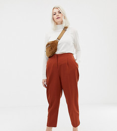 Брюки-сигареты ASOS DESIGN Curve - Выбирай и комбинируй - Красный