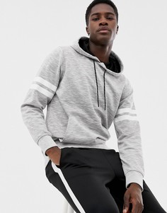 Худи с полосой на рукавах Jack & Jones Core - Серый