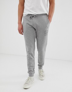 Джоггеры с логотипом на штанине Jack & Jones Originals - Серый
