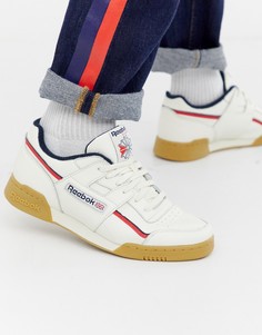 Белые кроссовки Reebok Workout Plus MU - Белый
