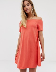 Платье с открытыми плечами Glamorous - Розовый