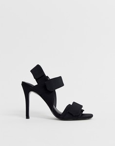 Босоножки на каблуке ASOS DESIGN - Черный
