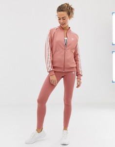 Леггинсы с тремя полосками Adidas Originals - Розовый