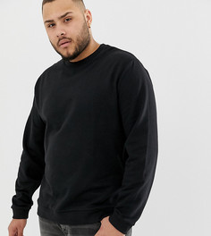 Черный свитшот ASOS DESIGN Plus - Черный