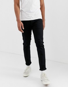 Черные выбеленные узкие джинсы Jack & Jones - Черный