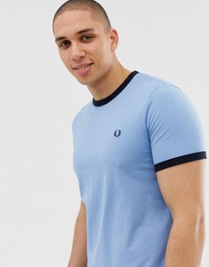 Синяя футболка Fred Perry - Синий