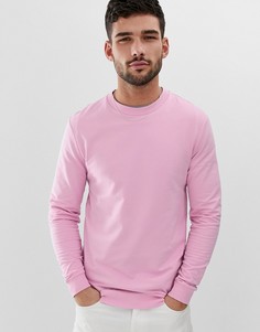 Розовый обтягивающий свитшот ASOS DESIGN - Розовый