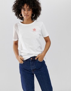 Белая футболка adidas Originals - Белый