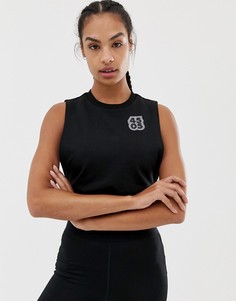 Топ без рукавов с глубокими проймами ASOS 4505 - Черный