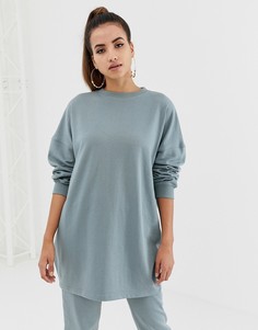 Комбинируемый серый oversize-свитер Missguided - Серый