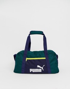 Зеленая сумка в стиле колор блок Puma Phase - Зеленый