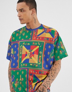 Oversize-футболка с принтом ASOS DESIGN - Мульти