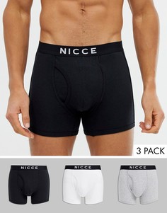Набор из 3 боксеров-брифов Nicce - Белый