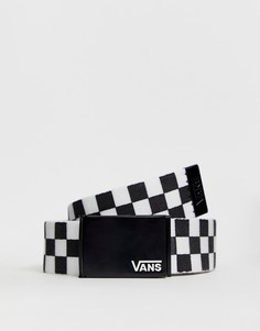 Ремень в клетку Vans Deppster - Черный