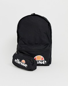 Черный рюкзак с пеналом ellesse Rolby - Черный