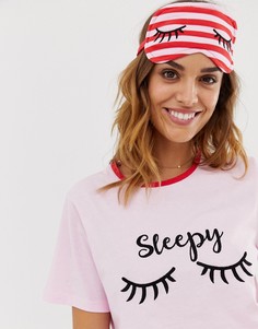 Маска для сна в полоску ASOS DESIGN - Мульти