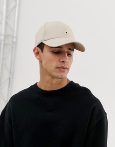 Светло-бежевая бейсболка с логотипом-флагом Tommy Hilfiger - Бежевый