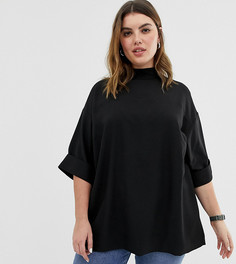 Oversize-топ ASOS DESIGN Curve - Черный