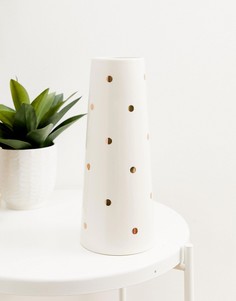 Ваза в горошек Candlelight - Золотой