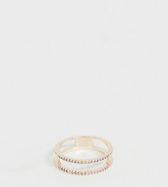 Декорированное кольцо ALDO Quartier eternity - Золотой