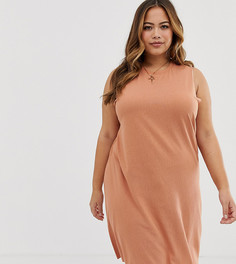 Платье-майка ASOS DESIGN Curve - Коричневый