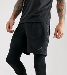 Шорты длиной 7 дюймов Adidas Supernova - Черный