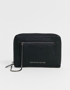 Классический кошелек на молнии с логотипом Juicy Couture - Черный