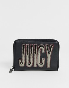 Кошелек на молнии с логотипом Juicy Couture - Серый