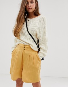 Пляжные шорты Free People Brittany - Бежевый