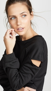 MICHI Fusion Crop Sweatshirt