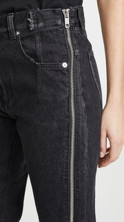 3.1 Phillip Lim Straight Jeans with Zipper