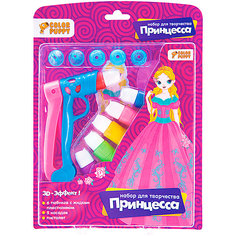 Набор для творчества Color Puppy "Принцесса" с пистолетом и жидким пластилином