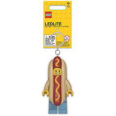Брелок-фонарик для ключей Lego Hot Dog Man: Человек-Хот-дог