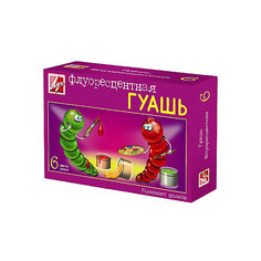 Гуашь Луч художественная, 6 цветов