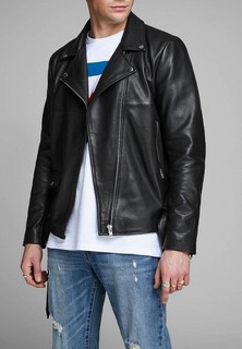 Куртка кожаная Jack & Jones