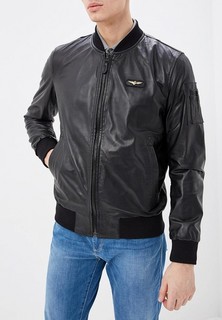 Куртка кожаная Aeronautica Militare