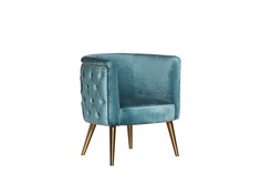 Кресло велюровое на металлических ножках Garda Decor