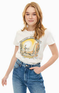 Хлопковая футболка свободного кроя Wrangler