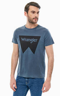 Хлопковая футболка с логотипом бренда Wrangler