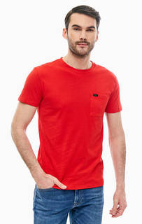 Базовая хлопковая футболка с карманом Lee