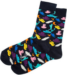 Хлопковые носки яркой расцветки Happy Socks