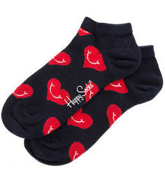 Хлопковые носки синего цвета Happy Socks