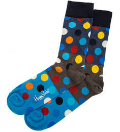 Хлопковые носки в горошек Happy Socks