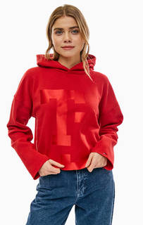 Красная толстовка с необработанным краем Tommy Jeans