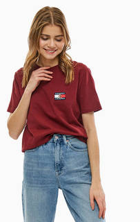 Футболка оверсайз с принтом на спине Crest Tommy Jeans