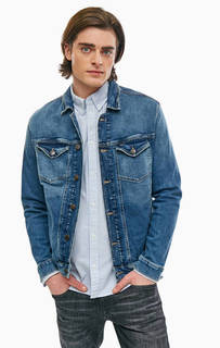 Джинсовая куртка с потертостями Tommy Jeans
