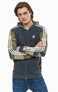 Хлопковая толстовка на молнии Adidas Originals