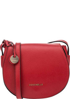 Кожаная сумка с откидным клапаном Clementine Soft Coccinelle